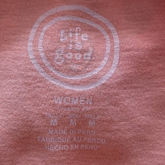 Life is Good. Orange beach short sleeve tee. Beach chairs. Medium
C - Picture 6 of 8